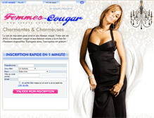 Tablet Screenshot of femmes-cougar.com